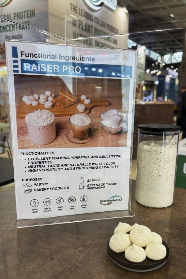 raiser pro ingredient by martinorosso presented as meringue